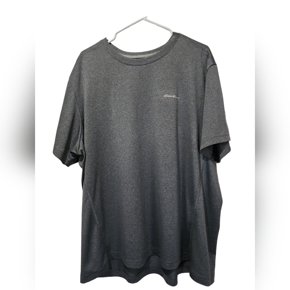 Men's Eddie Bauer gray t suit shirt sleeve FREEDRY 2XL